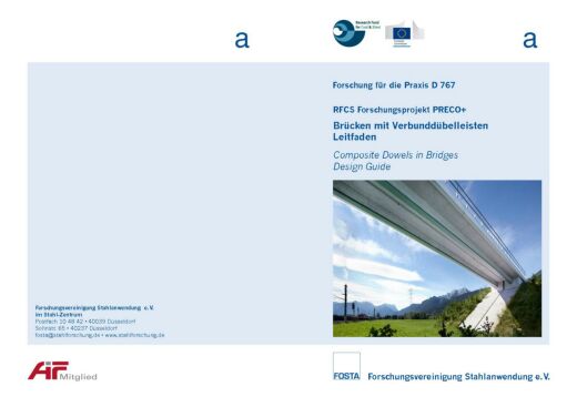 Fosta Dokumentation D 767 - Brücken mit Verbunddübelleisten - Leitfaden