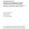Fostabericht P 619 - Qualifizierung von Stahlgehäusen für Verdichter einer neuen Generation von Kfz-Klimaanlagen