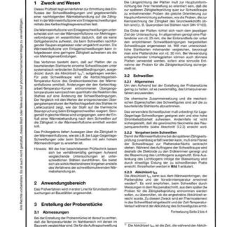 Stahl-Eisen-Prüfblatt (SEP) 1201 - Ermittlung des Einflusses der Schweißbedingungen auf die Zähigkeit in der Wärmeeinflusszone von Einlagenschweißungen