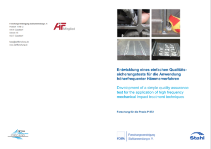 Fostabericht P 872 - Entwicklung eines einfachen Qualitätssicherungstests für die Anwendung höherfrequenter Hämmerverfahren